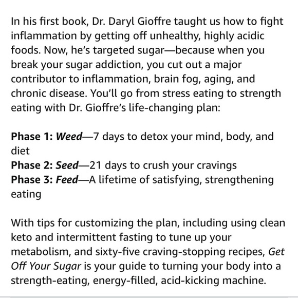Get off your sugar by Dr Daryl Gioffre book - Picture 10 of 10